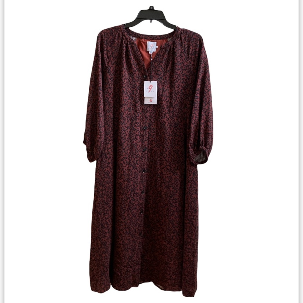 Nwt The Nines By Hatch 3/4 Sleeves Button Front P… - image 6